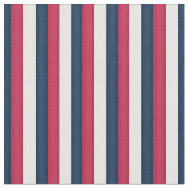 Tecido Red White & Blue Stripes (pequena escala)