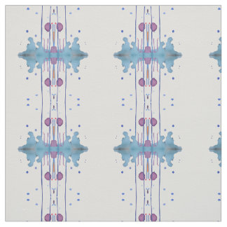 Tecido Reflexão Em Aquarela