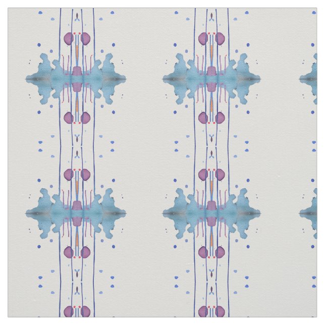 Tecido Reflexão Em Aquarela (Modelo)