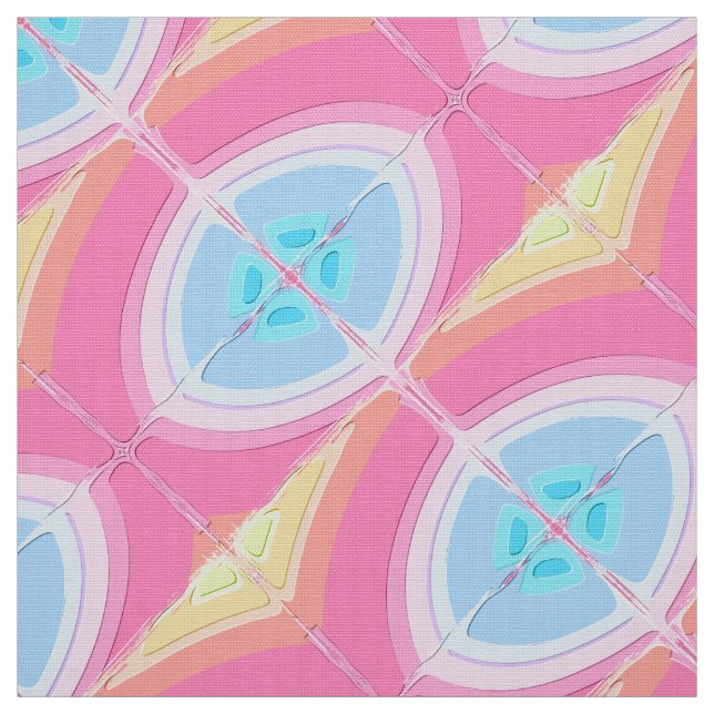 Tecido Regenbogen abstraktes buntes Stoffmuster (Modelo)