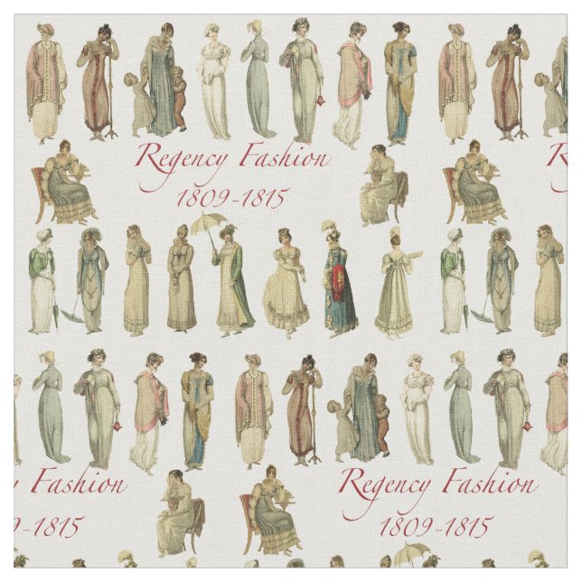 Tecido Regency Fashion 1809-1815 (Detalhe)