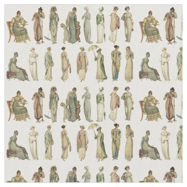 Tecido Regency Fashion 1809-1815 (Detalhe)