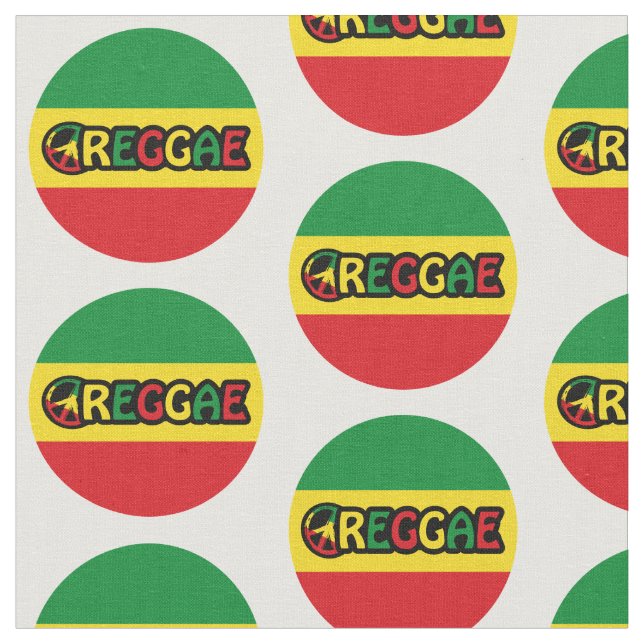 Tecido Reggae design com cores de sinalizador reggae (Detalhe)