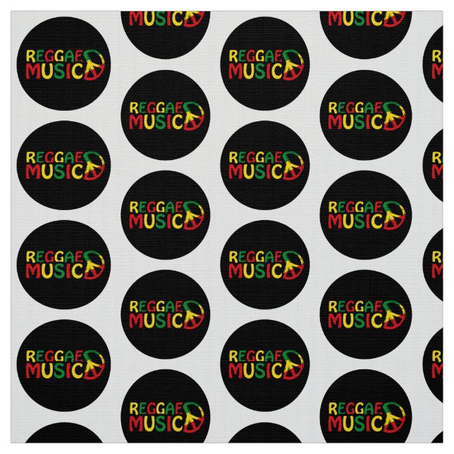 Tecido Reggae Music design, reggae art (Modelo)