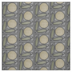 Tecido Relator de parecer Faux Applique (Cinza, Verde e K