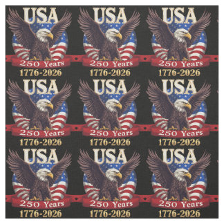 Tecido Relógio América 250 1776-2026 Bandeira Americana Á