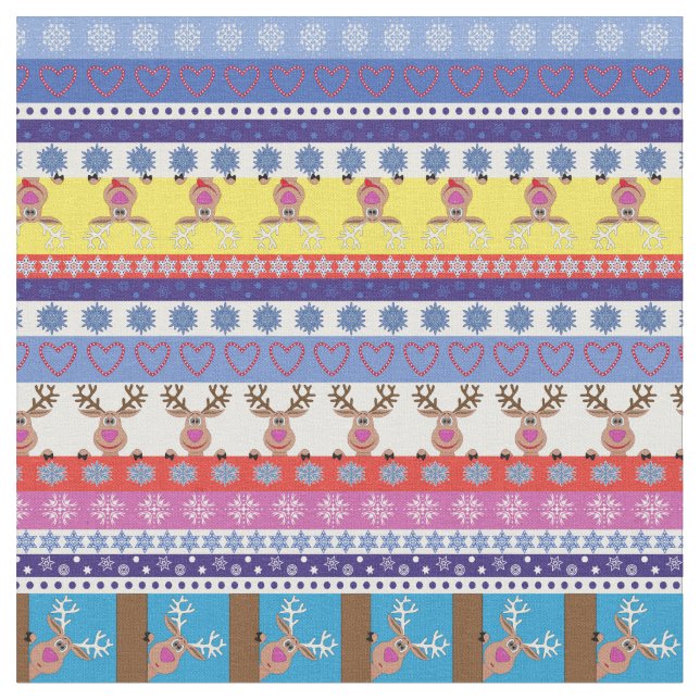 Tecido rena de natal (Detalhe)