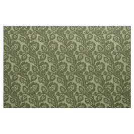Tecido Renaissance Oblique Floral, Olive Green
