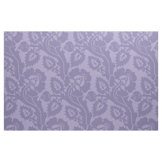 Tecido Renascimento Oblíquo Floral, Violeta Leve (Fat Quarter)