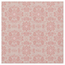 Tecido Repetitivo Vitoriano Rosa Pálido