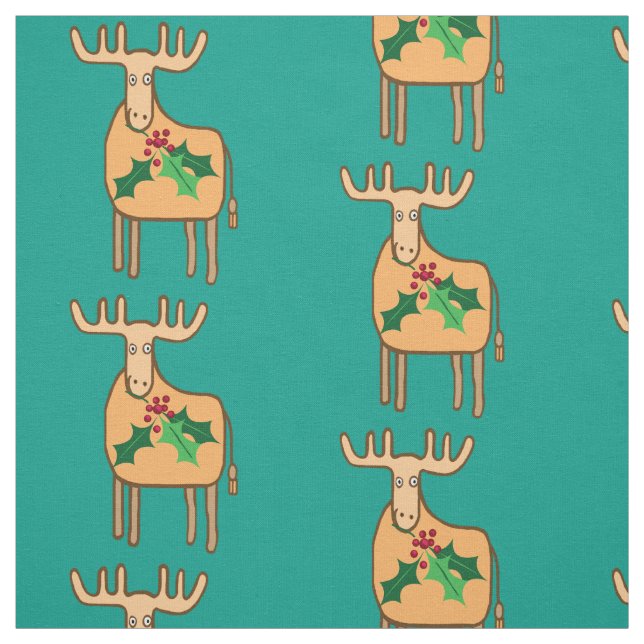 Tecido Rés de Natal com sprig sagrado (Modelo)