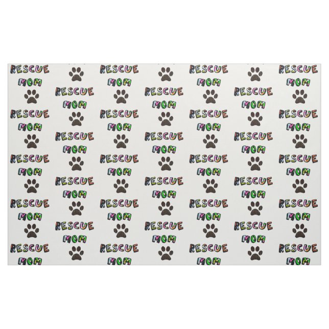 Tecido Resgate da mãe Design (Fat Quarter)
