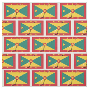 Tecido Resumo do Mapa do GRENADA CARRIACOU