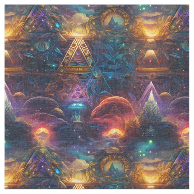 Tecido Resumo Geométrico Abstrato (Detalhe)