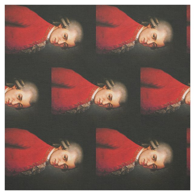 Tecido Retrato de Wolfgang Amadeus Mozart (Modelo)