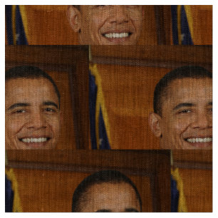 Tecido Retrato Oficial Barack Obama