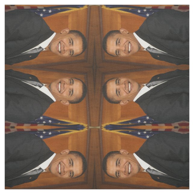 Tecido Retrato Oficial Barack Obama (Modelo)