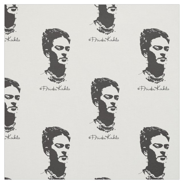 Tecido Retrato Sombra de Frida (Modelo)
