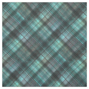 Tecido Retro clássico azul-tartan Xadrez