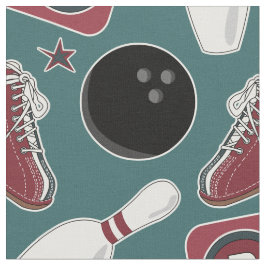 Tecido retro da boliche