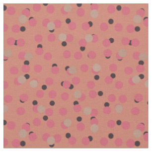 Tecido Retro Flamingo Fizz Bold Pink Pontos