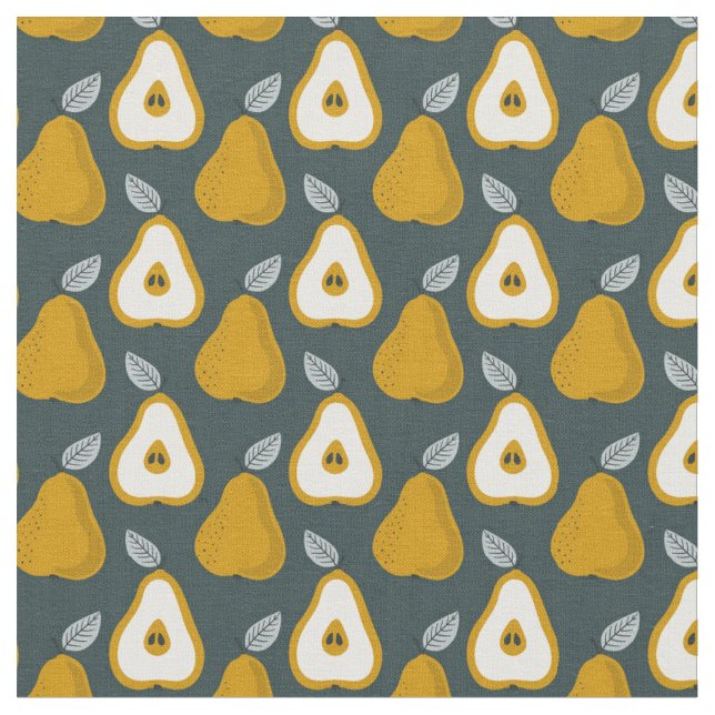 Tecido Retro Vintage Pears (Detalhe)