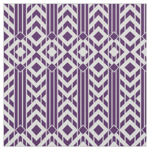 Tecido rico Roxo e Cinza Grelha Grelha de Grelha