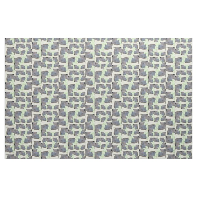 Tecido Rinoceronte preto (Fat Quarter)