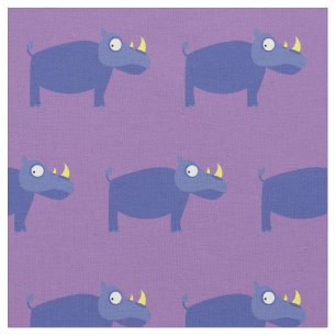 Tecido Rinocerontes Rinocerontes Roxos Roxos Rústicos Ri