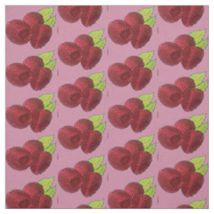 Tecido Ripe Framboesas Framboesas Berry Fruta Berries
