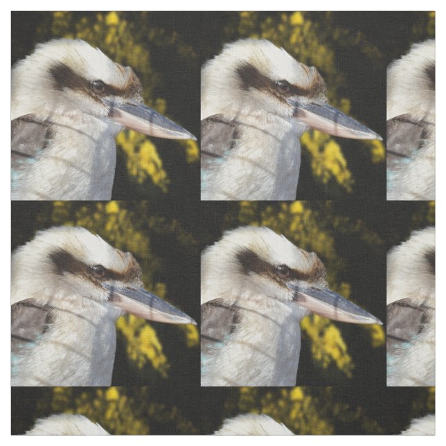 Tecido Risada no Mato, o Kookaburra Australiano, (Modelo)