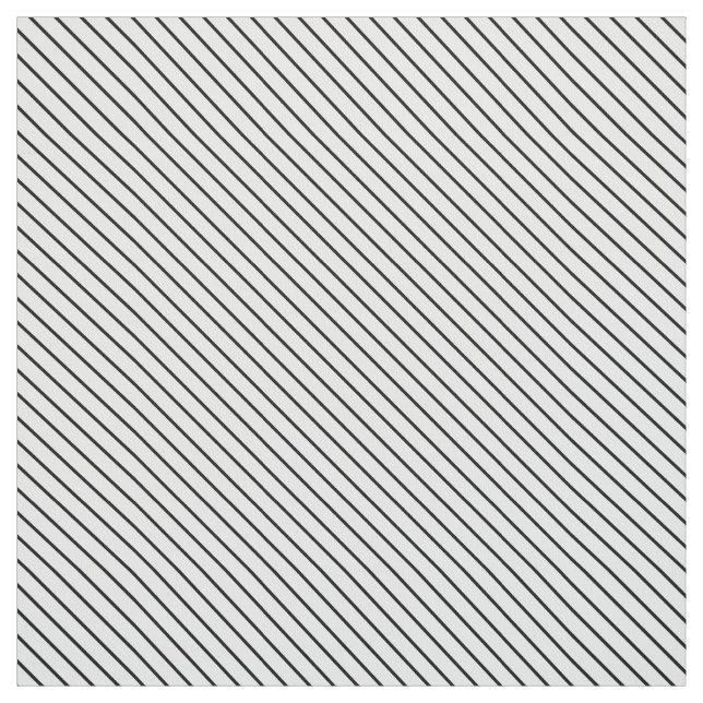 Tecido Riscas diagonais - branco e preto (Modelo)