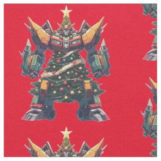Tecido Robô artificial de árvore de Natal