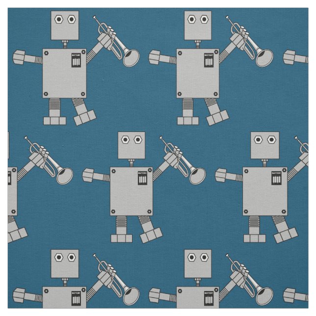 Tecido Robô de Trompete (Modelo)