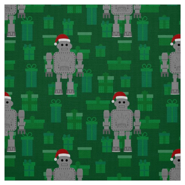 Tecido robô santa claus do xmas (Modelo)