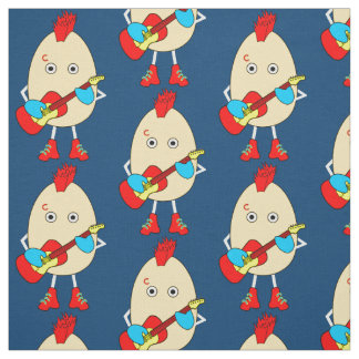 Tecido Rock Musical Egghead