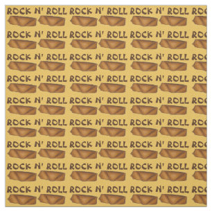 Tecido Rock N' Roll Ovo Roll Chinês Takeout Comida Eggrol