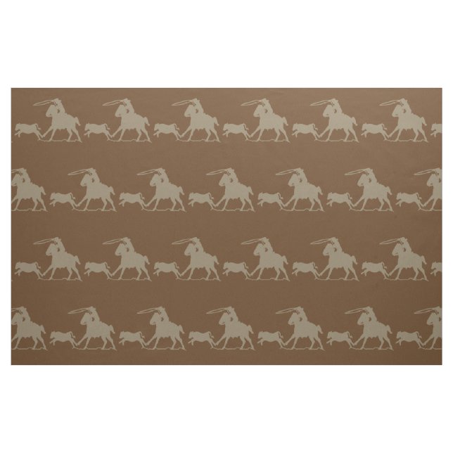 Tecido Rodeo Ocidental - Calf Cowboy Roping (Fat Quarter)