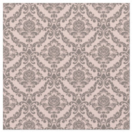 Tecido Rosa & Chocolate Damask