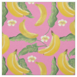 Tecido rosa da banana