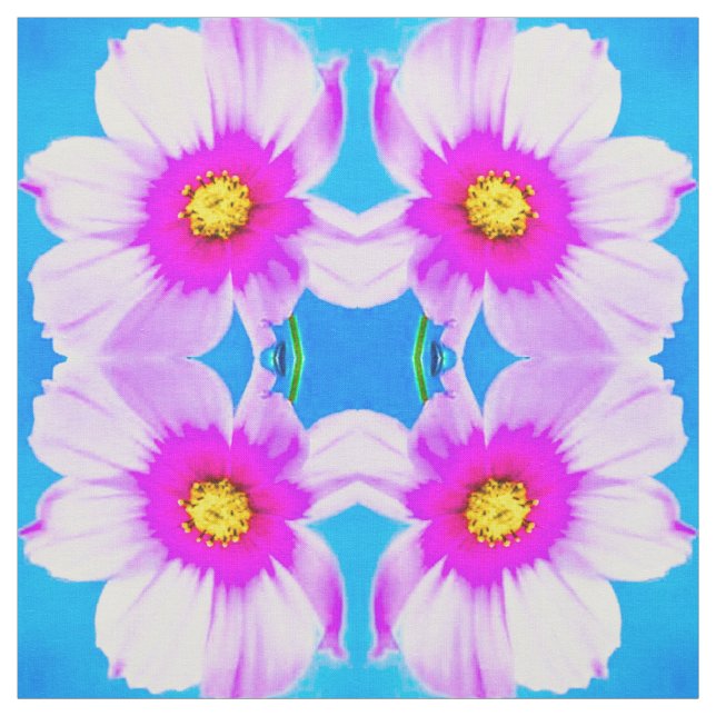 Tecido Rosa Daisy Blues (Modelo)