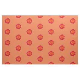 Tecido Rosa de laranja vermelho
