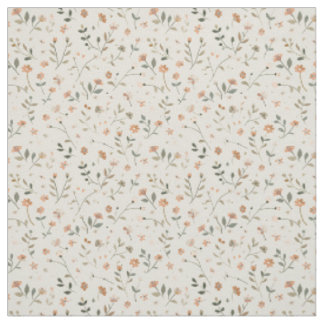 Tecido Rosa Desmaiado Flor Silvestre Vintage Boho 70s Flo