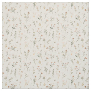 Tecido Rosa Desmaiado Flor Silvestre Vintage Boho 70s Flo