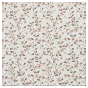 Tecido Rosa Desmaiado Flor Silvestre Vintage Boho 70s Flo