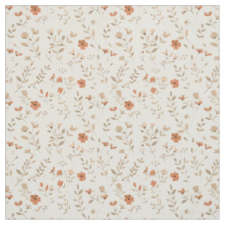 Tecido Rosa Desmaiado Flor Silvestre Vintage Boho 70s Flo