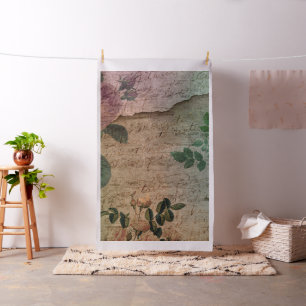 Tecido Rosa do Steampunk Torn   Ephemera Vintage em dific