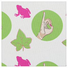 tecido rosa e verde da Sorority Life