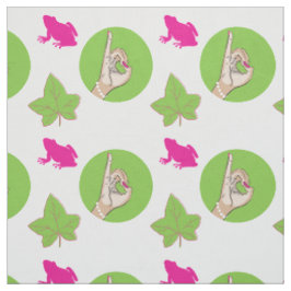 tecido rosa e verde da Sorority Life