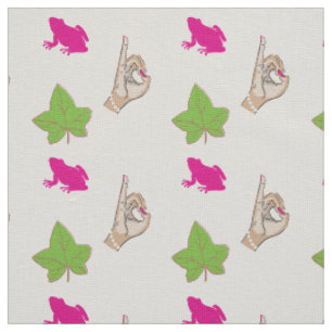tecido rosa e verde da Sorority Life